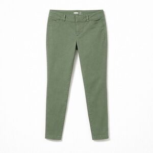 Old Navy LE Pixie Mid Rise Chino Pants - Dried Herb - Size 4 Regular